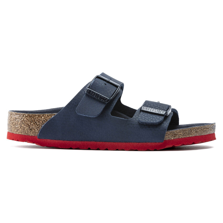 Birkenstock Arizona Kids Birko-Flor Desert Soil Blue Red